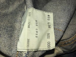 Levis 55501xx 12