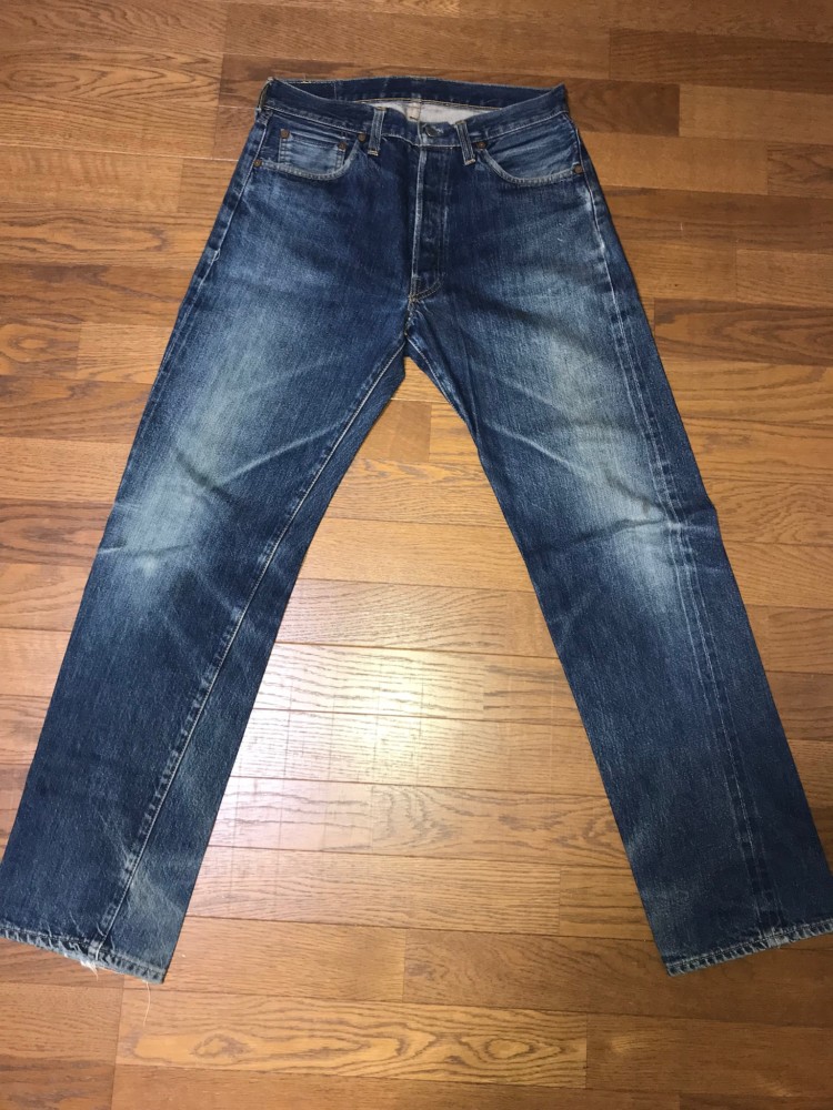 LEVIS 501xx 55年モデル W30 デッドストック バレンシア 米国製 - パンツ